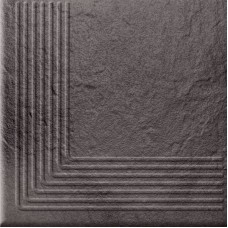 Ступень угловая 30x30 КЛИНКЕР SOLAR Grafit Corner Structure